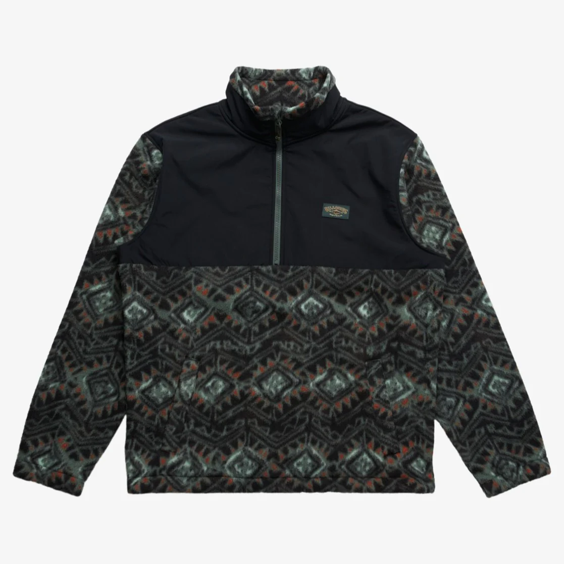 Billabong Boundary Re Issue Polar Fleece Half ZIp Pullover Men's (Black) - Image 3
