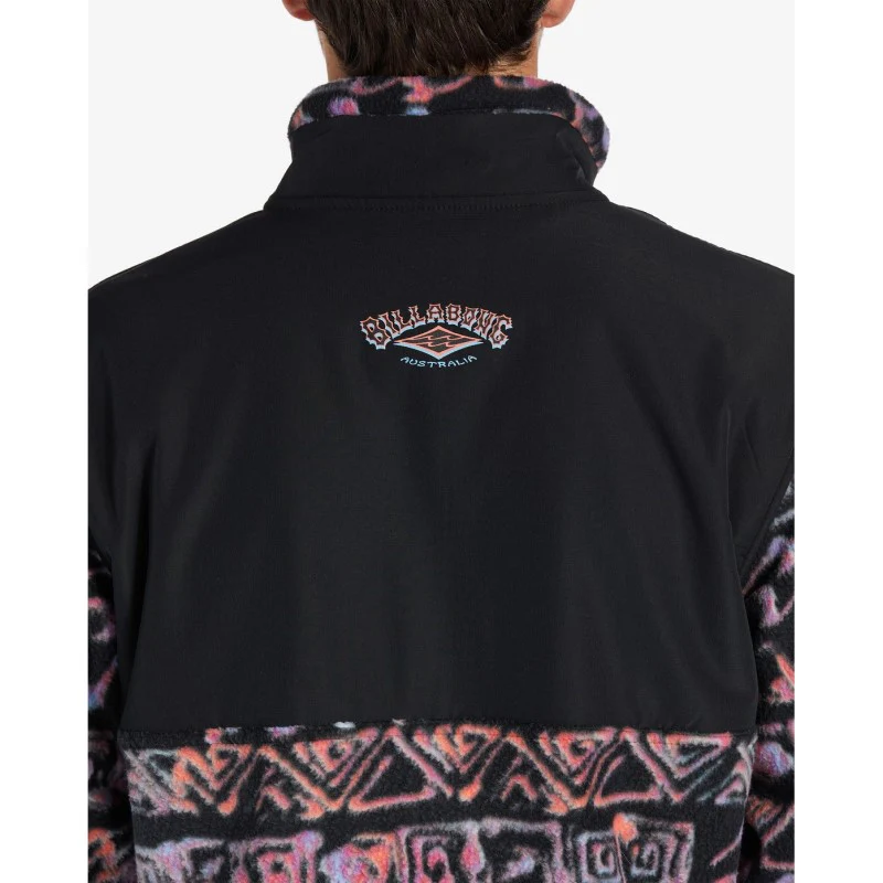 Billabong Boundary Re-Issue Half Zip Top Men's (Black) - Image 5