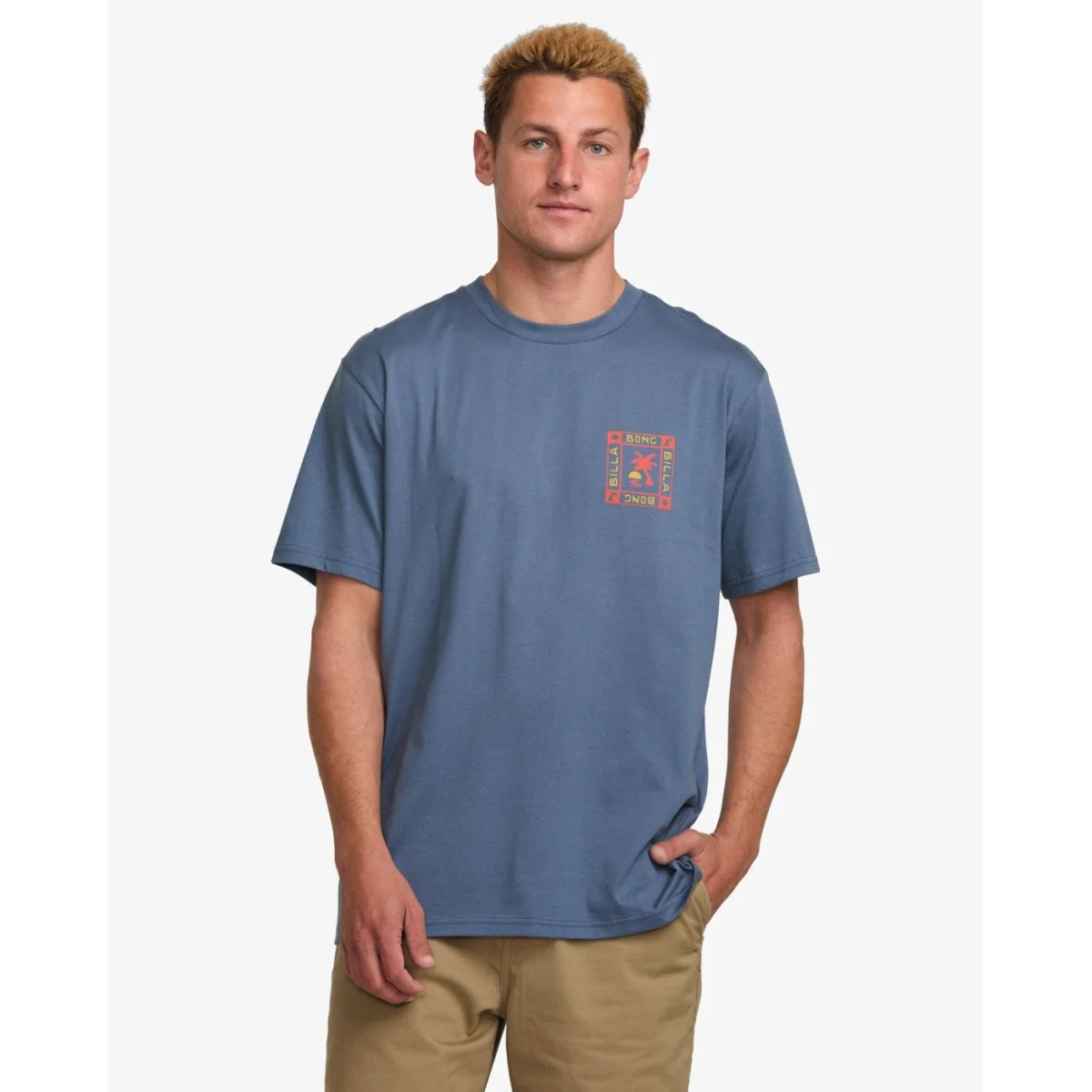 Billabong Window Premium T-Shirt Men's (Slate Blue SLB) - Image 2