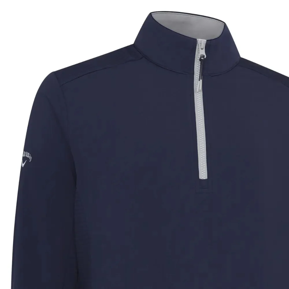 Callaway Quarter Zip Lightweight Top Men's (Navy 410) - Image 2