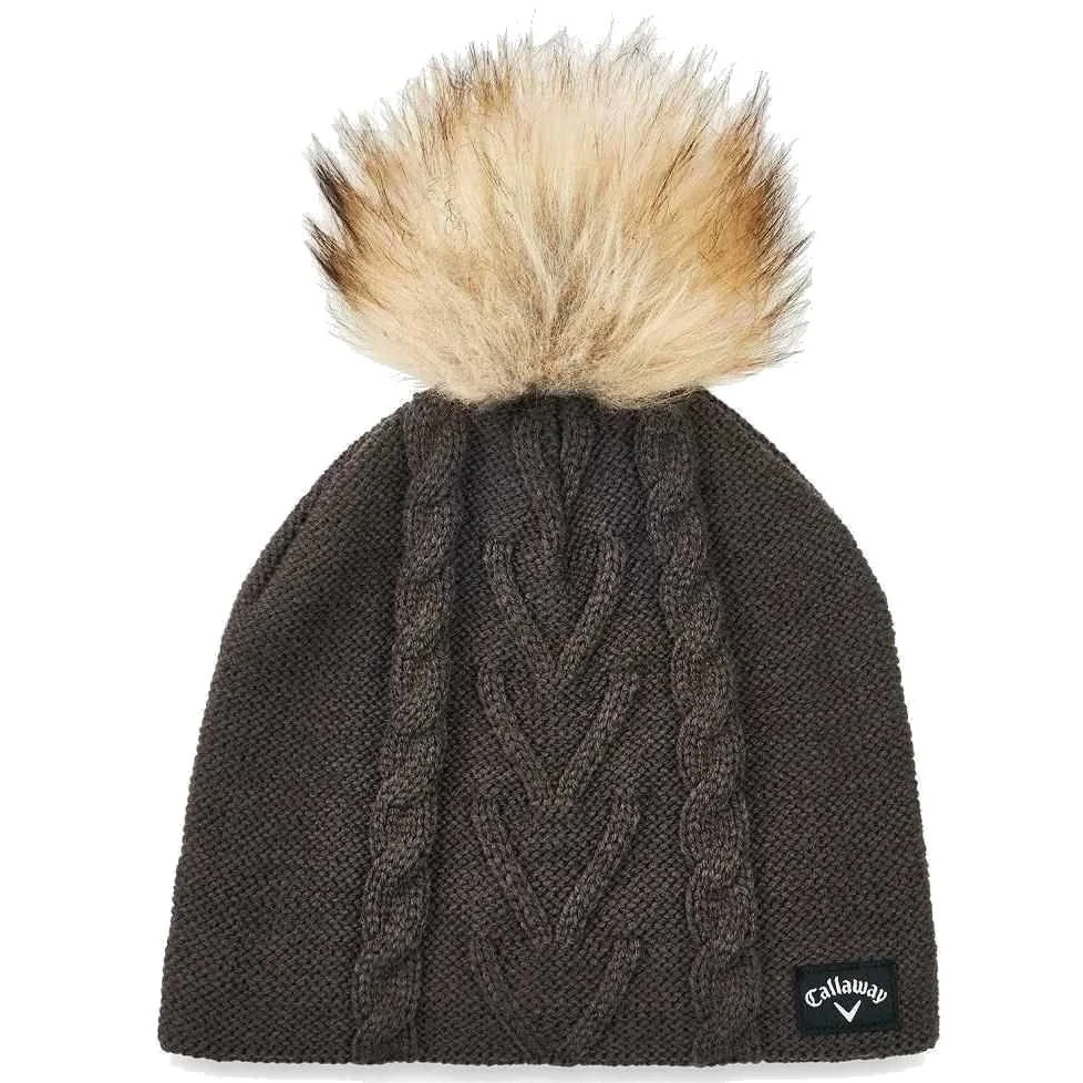 Callaway Pom Pom Beanie Ladies (Charcoal)