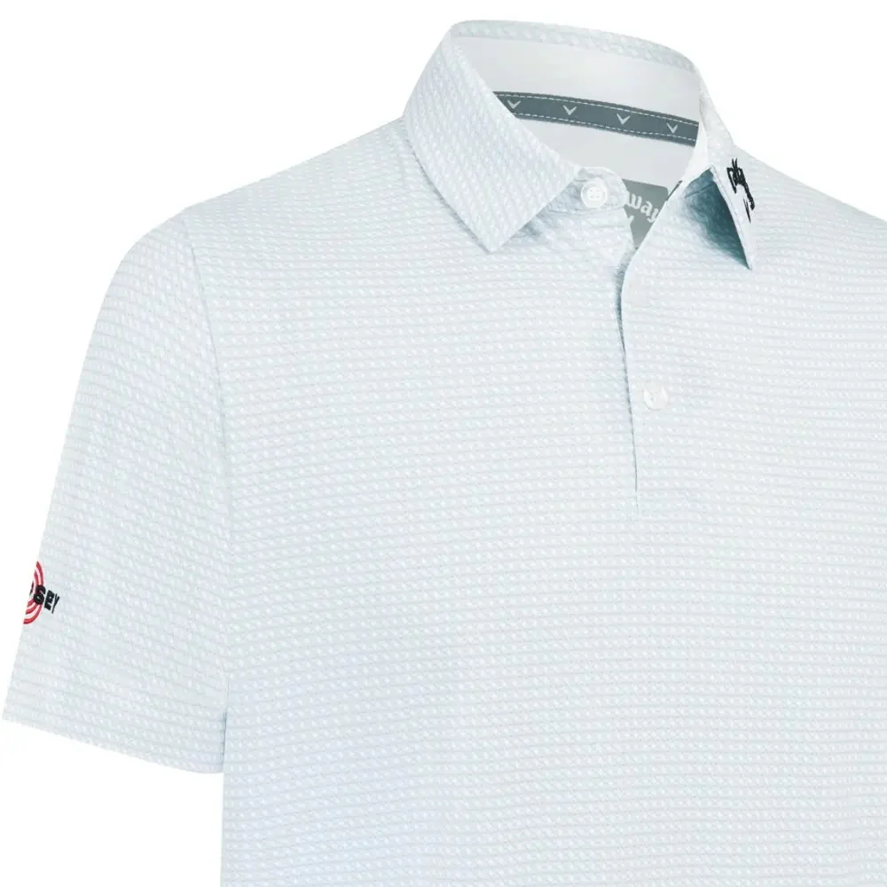 Callaway Odyssey Print Golf Polo Men's (Bright White 100) - Image 2