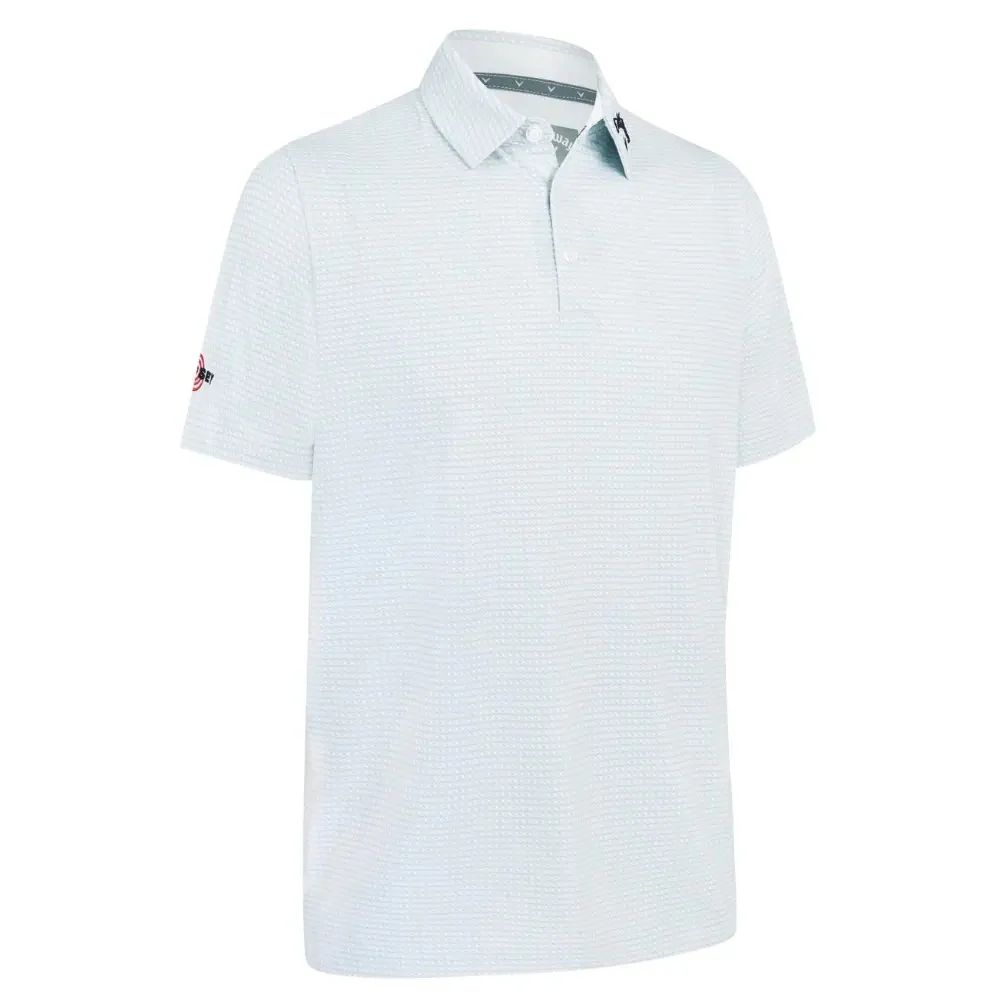 Callaway Odyssey Print Golf Polo Men's (Bright White 100) - Image 3