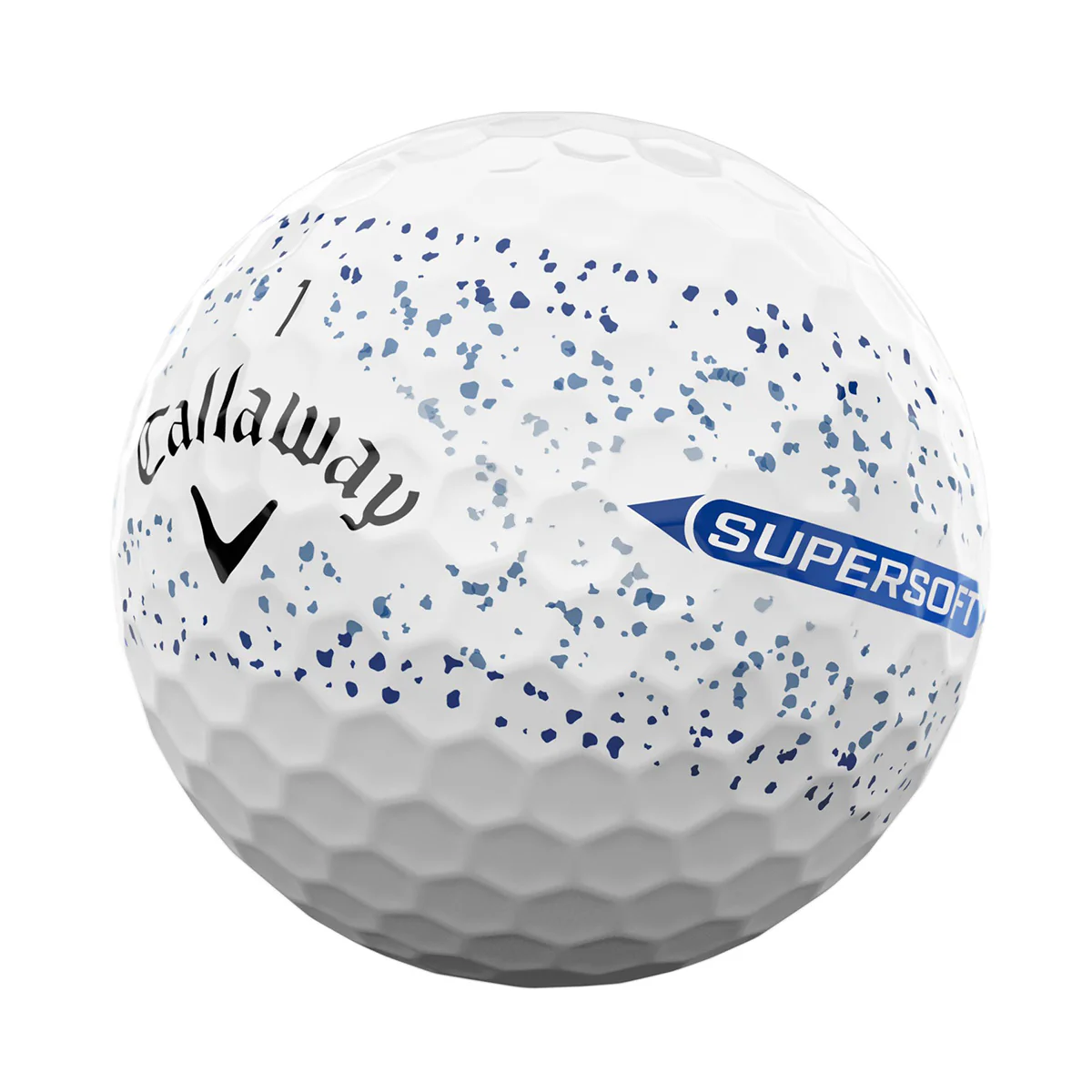Callaway Supersoft Splatter 360 2025 Golf Balls x 12 (Blue) - Image 2