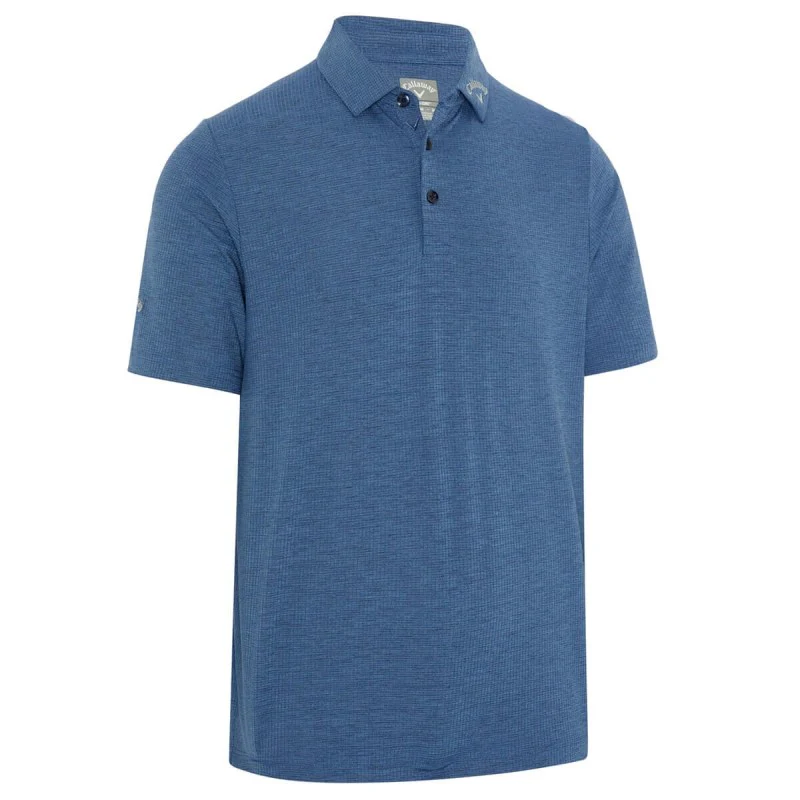 Callaway Ventilated Jacquard Polo Shirt Men's (Peacoat 410)