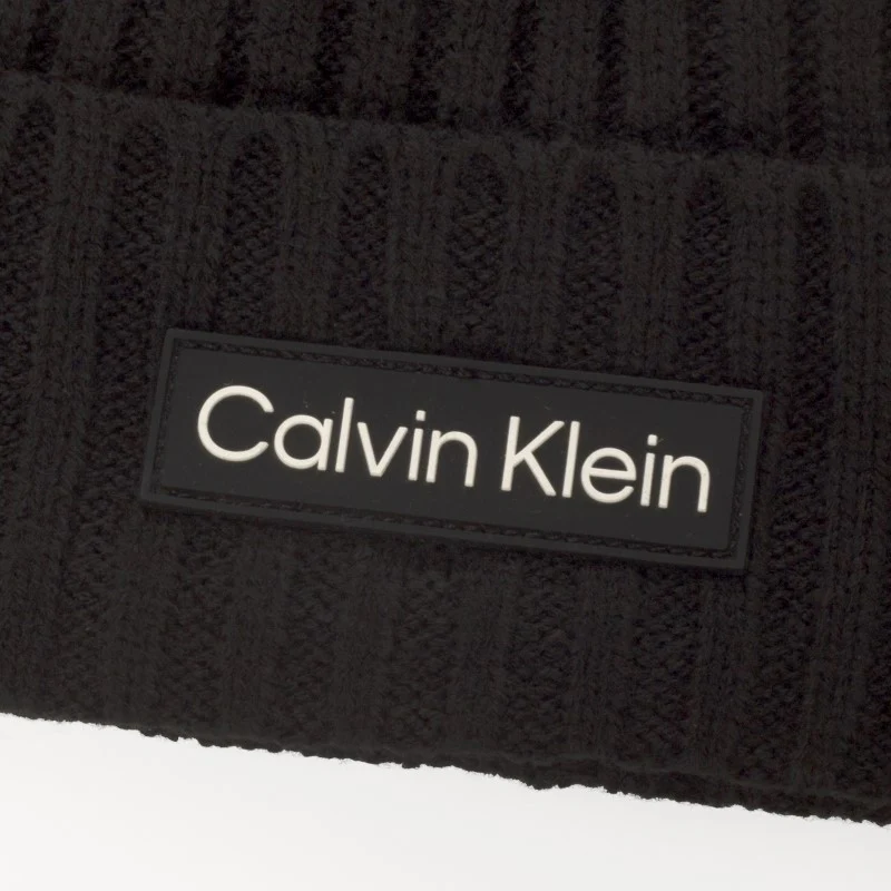 Calvin Klein Chunky Knit Beanie Men's - Image 3