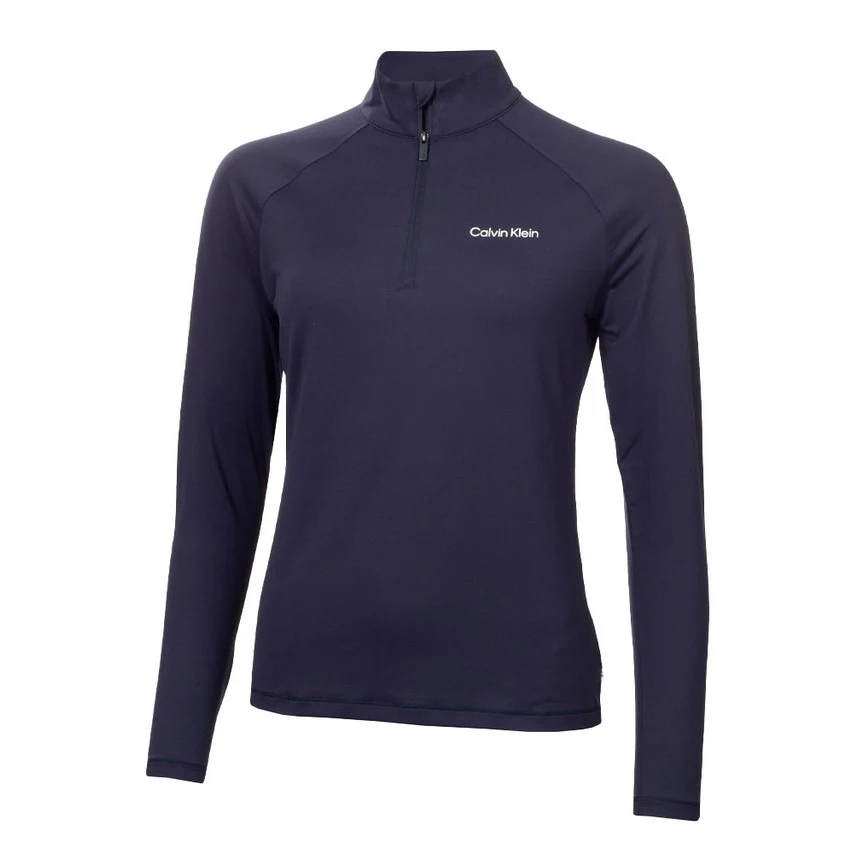 Calvin Klein Dakota Quarter Zip Top Women's (Navy)