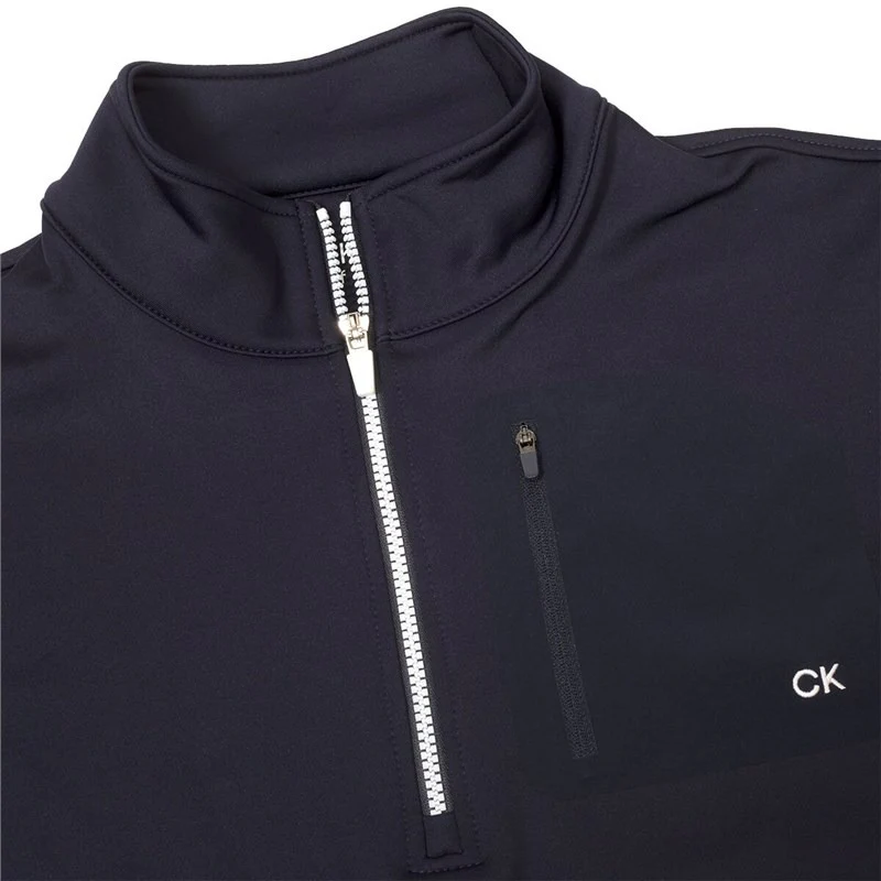 Calvin Klein Delta Half Zip Men's (Navy) - Image 2