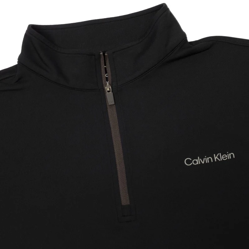 Calvin Klein Newport Half Zip Top Men's (Black) - Image 3