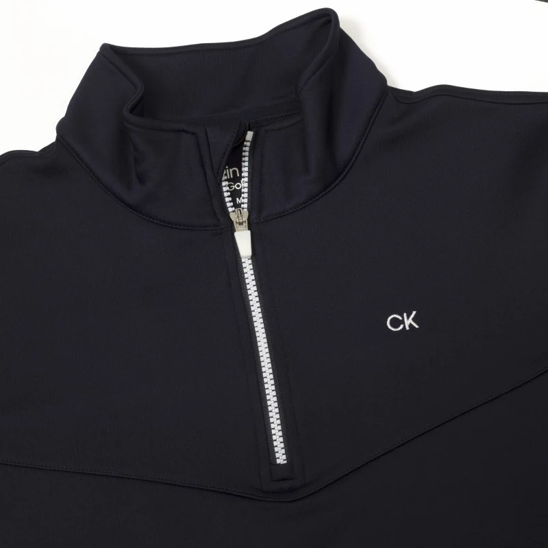 Calvin Klein Traverse Half Zip Top Men's (Navy) - Image 3