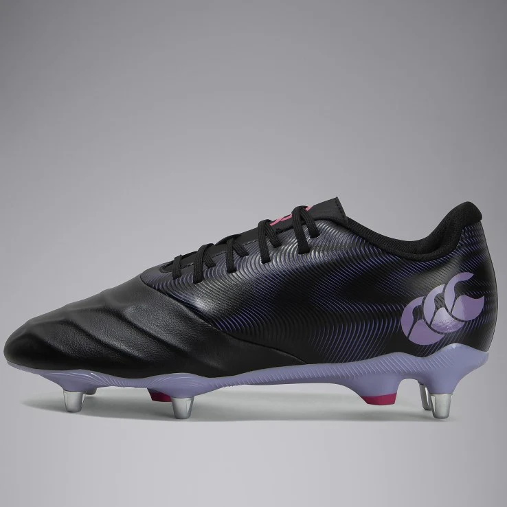 Canterbury Phoenix Genesis Team SG Rugby Boots Mens (Black Purple BB3)
