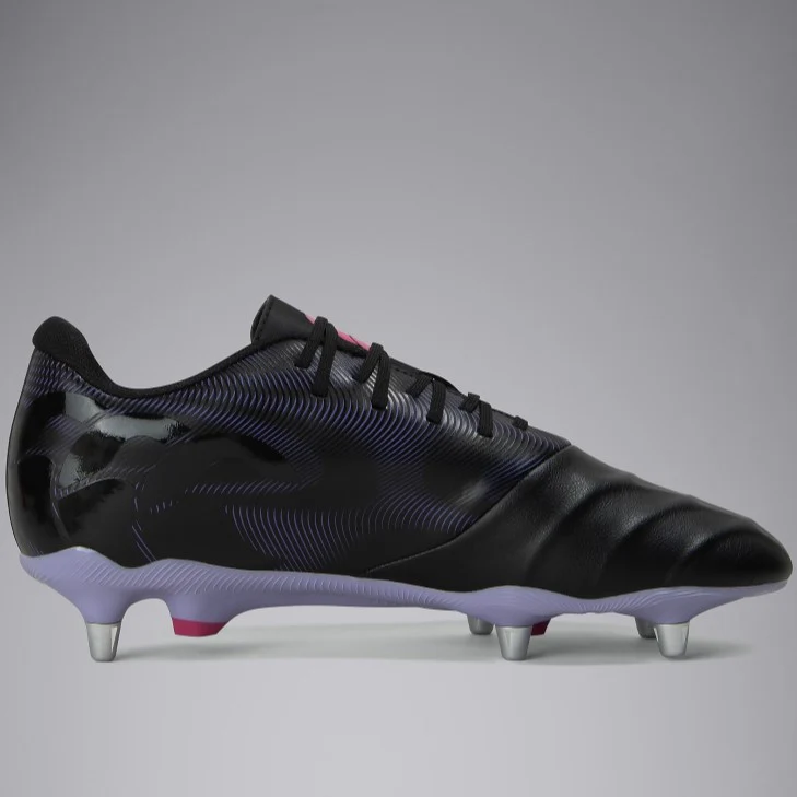 Canterbury Phoenix Genesis Team SG Rugby Boots Mens (Black Purple BB3) - Image 2