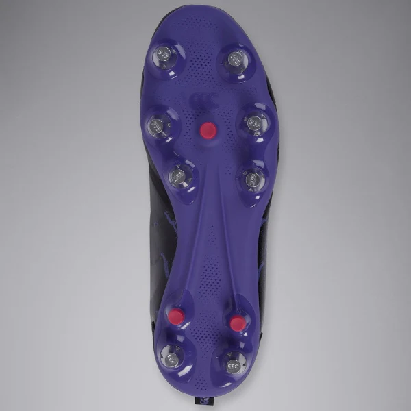 Canterbury CCC Stampede Team Soft Ground Rugby Boots Men's (Black Purple) - Image 2