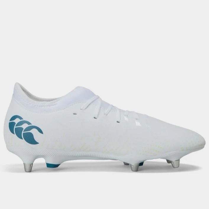 Canterbury Speed Infinite Team SG Rugby Boots Mens (White Yellow BB4)