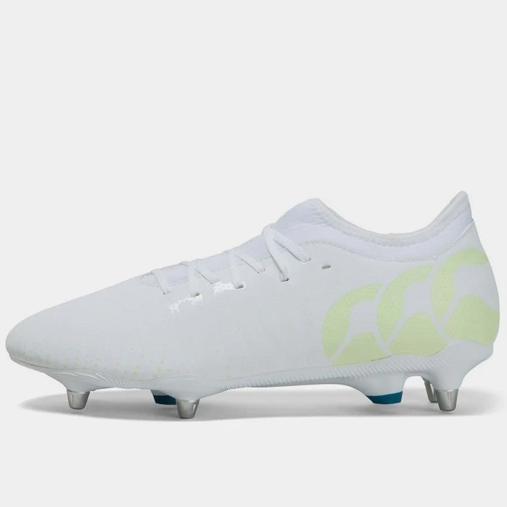 Canterbury Speed Infinite Team SG Rugby Boots Mens (White Yellow BB4) - Image 4