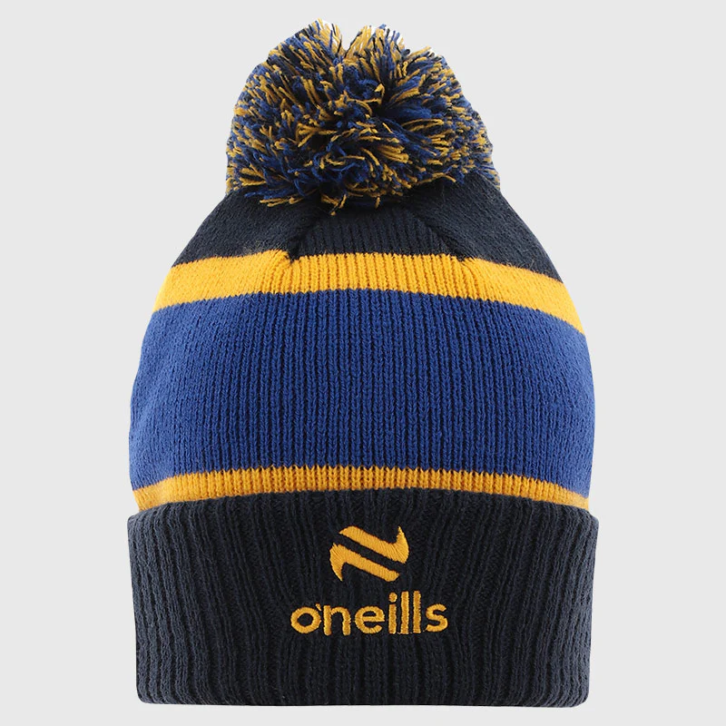 O'Neills Clare GAA Dynamo Bobble Hat Kid's (Marine Royal) - Image 2