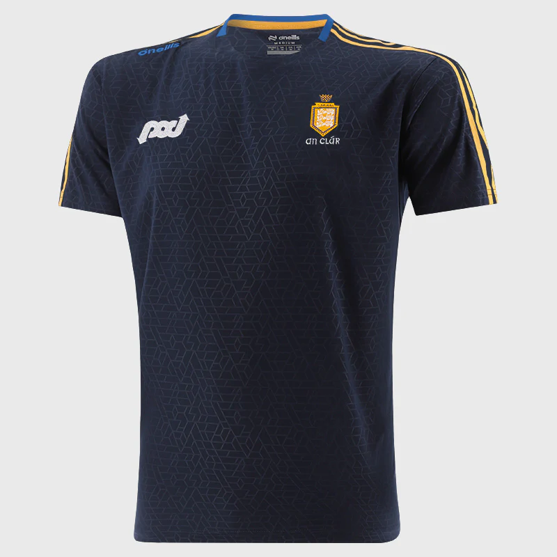 O'Neills Clare GAA Hydra 060 T-Shirt Men's (Marine Amber)