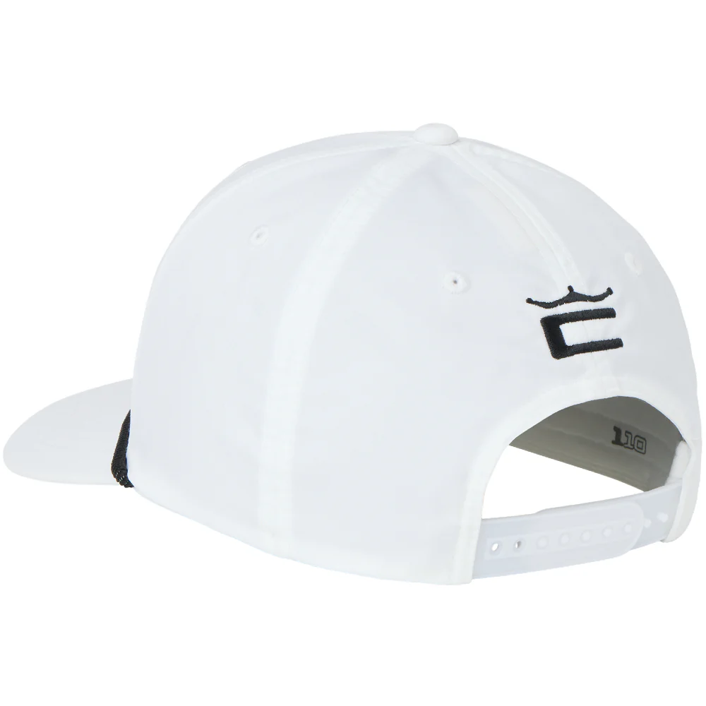 Cobra Tour Tech Rope Golf Cap Men's (White Black) - Image 2