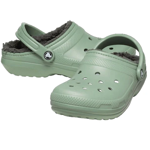 Crocs Classic Lined Clog Unisex (Green) - Image 2