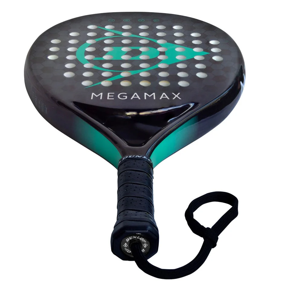Dunlop Megamax Padel Racket Unisex (Black Green) - Image 2