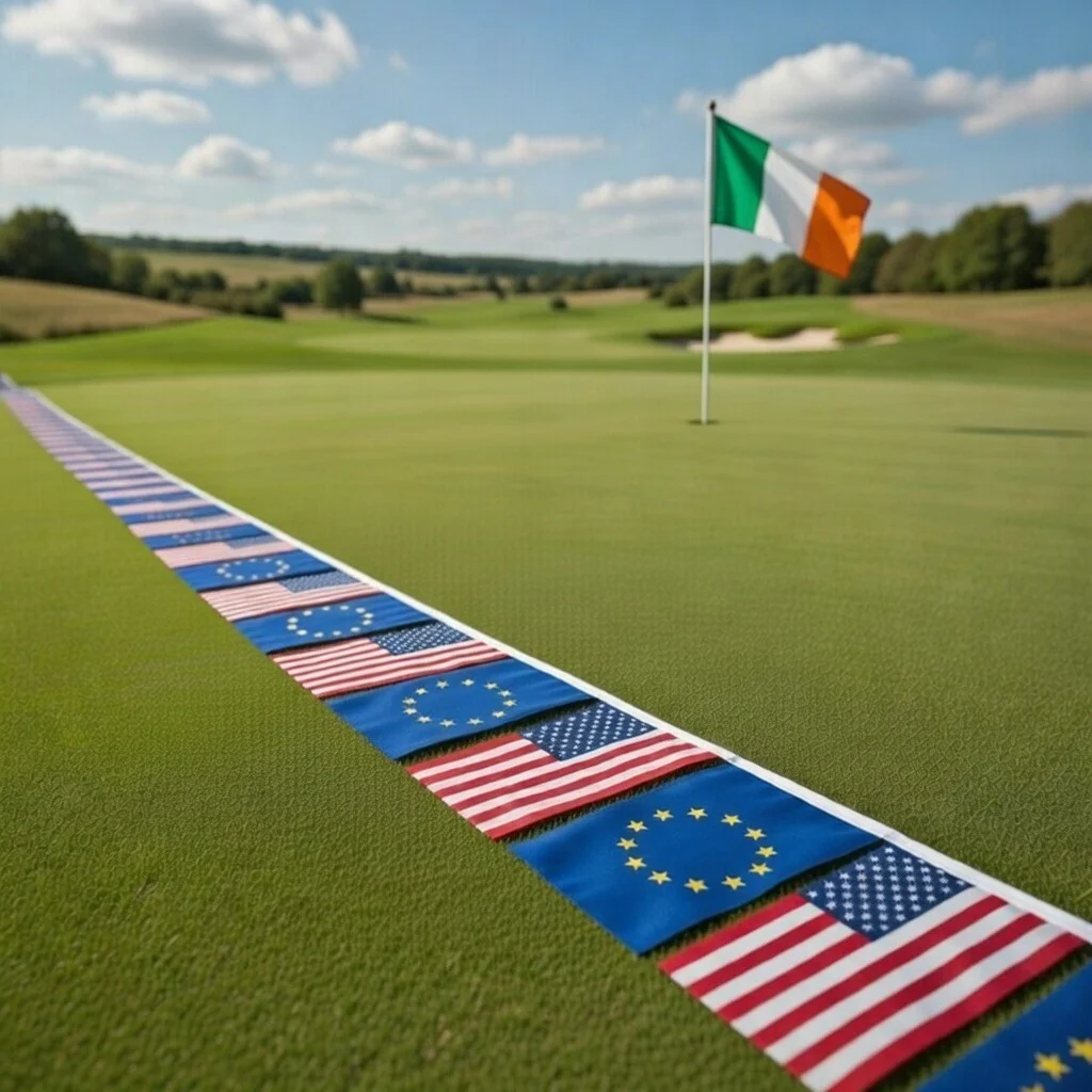 Ryder Cup EU and USA 25 Meter Bunting