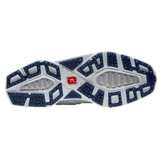 Footjoy Pro-SL Golf Shoe Men's Wide (White Navy) - Image 2
