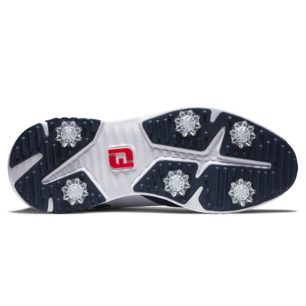 Footjoy Tour Rival Golf Shoes Men's (White Navy Red) - Image 2