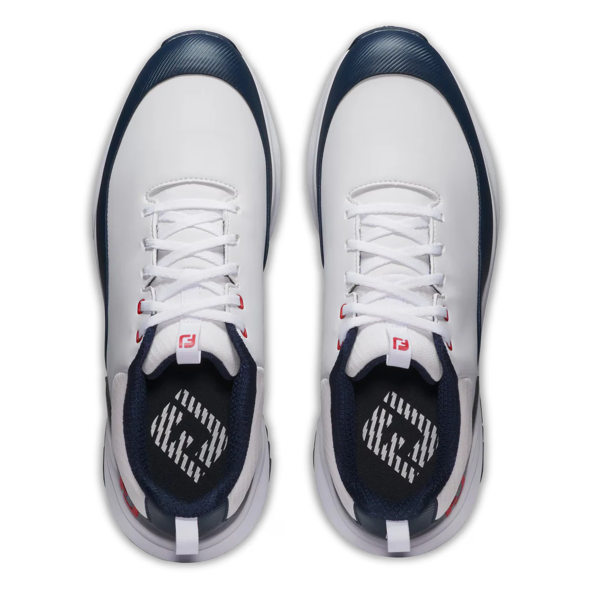 Footjoy Tour Rival Golf Shoes Men's (White Navy Red) - Image 4