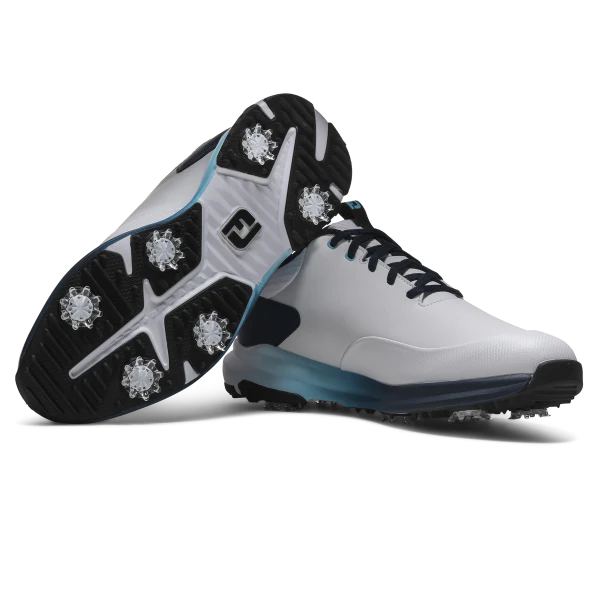 Footjoy Tour Rival Golf Shoes Men's (White Navvy Blue) - Image 2