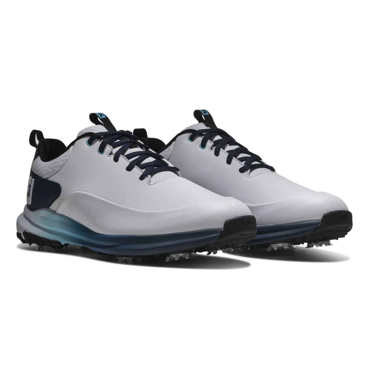 Footjoy Tour Rival Golf Shoes Men's (White Navvy Blue) - Image 3