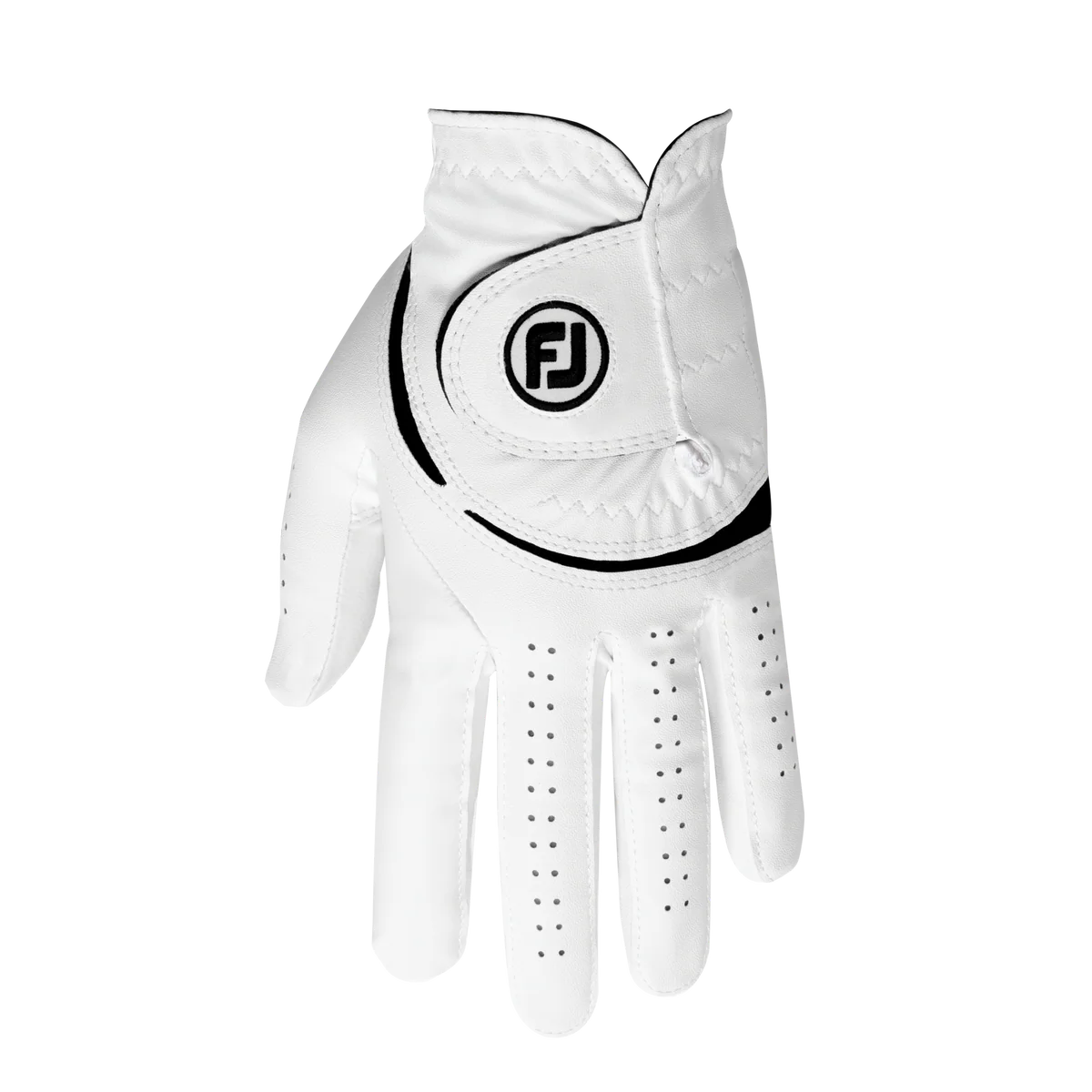 Footjoy WeatherSof Golf Gloves White Black (Ladies Left Hand) - Image 2