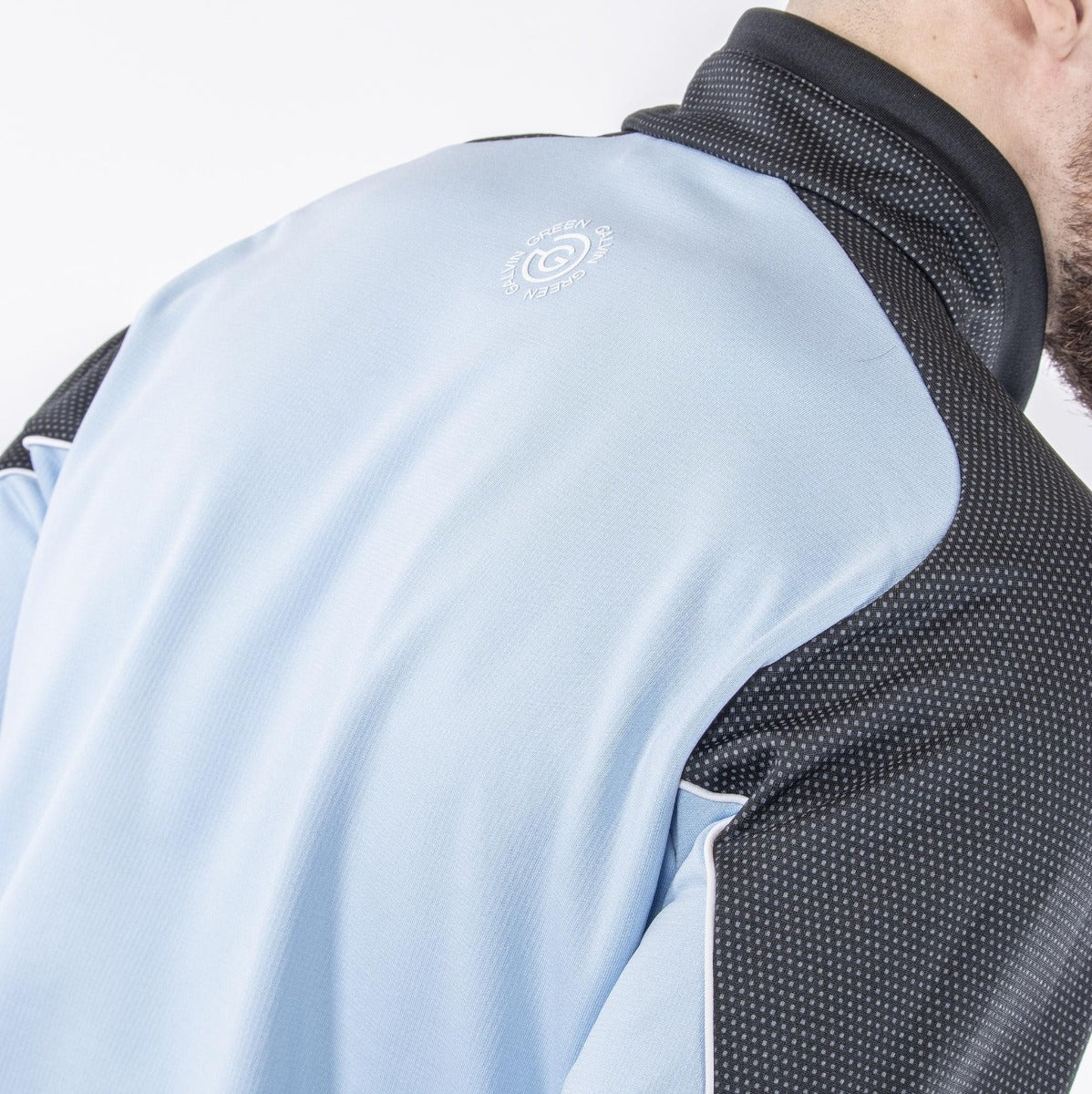 Galvin Green Daxton Half Zip Sweater Men's (Blue Bell) - Image 3