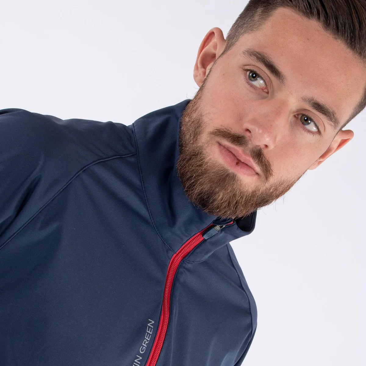 Galvin Green Lucas Windproof Jacket Men's (Navy Red) - Image 3