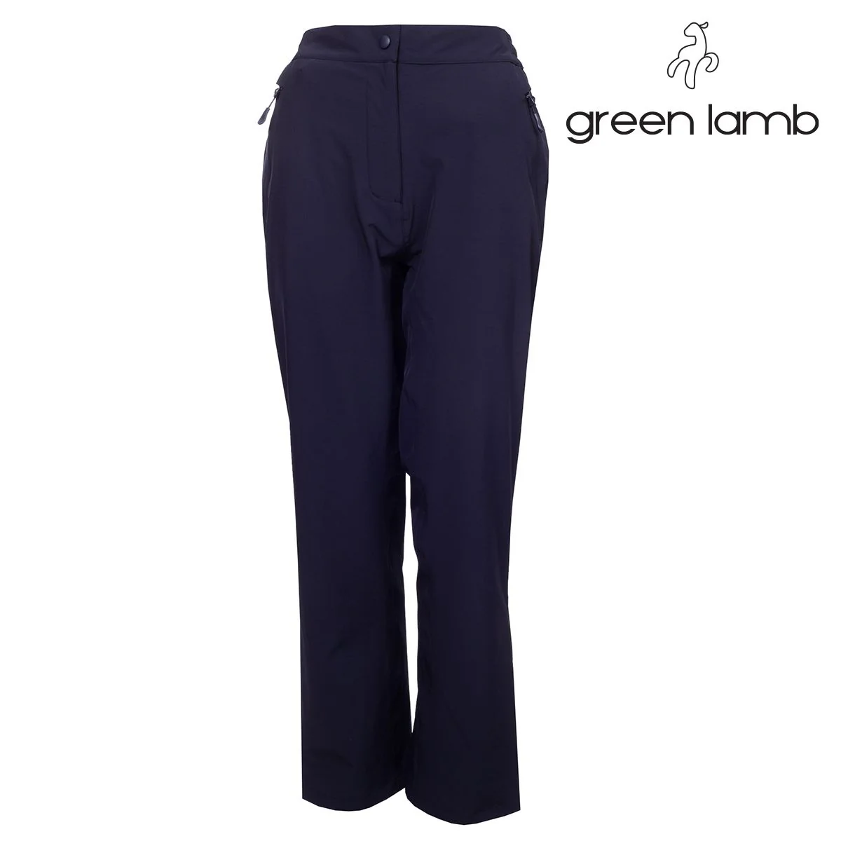 Green Lamb Kai Stretch Waterproof Rainpants Women's Regular (Navy)