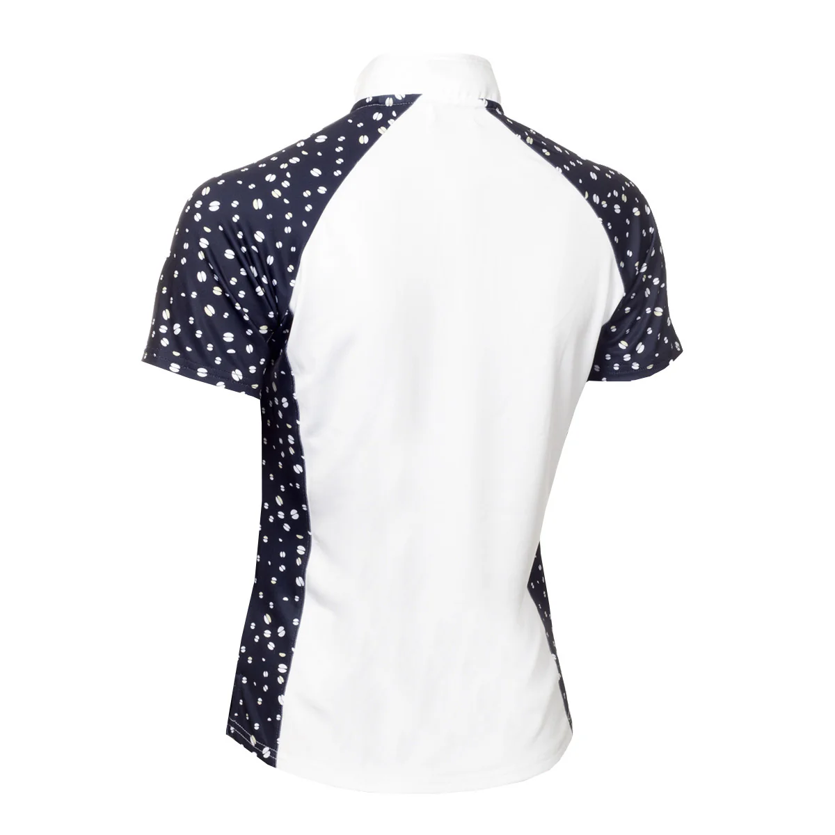 Green Lamb Katie Zip Neck Printed Polo Womens - Image 5