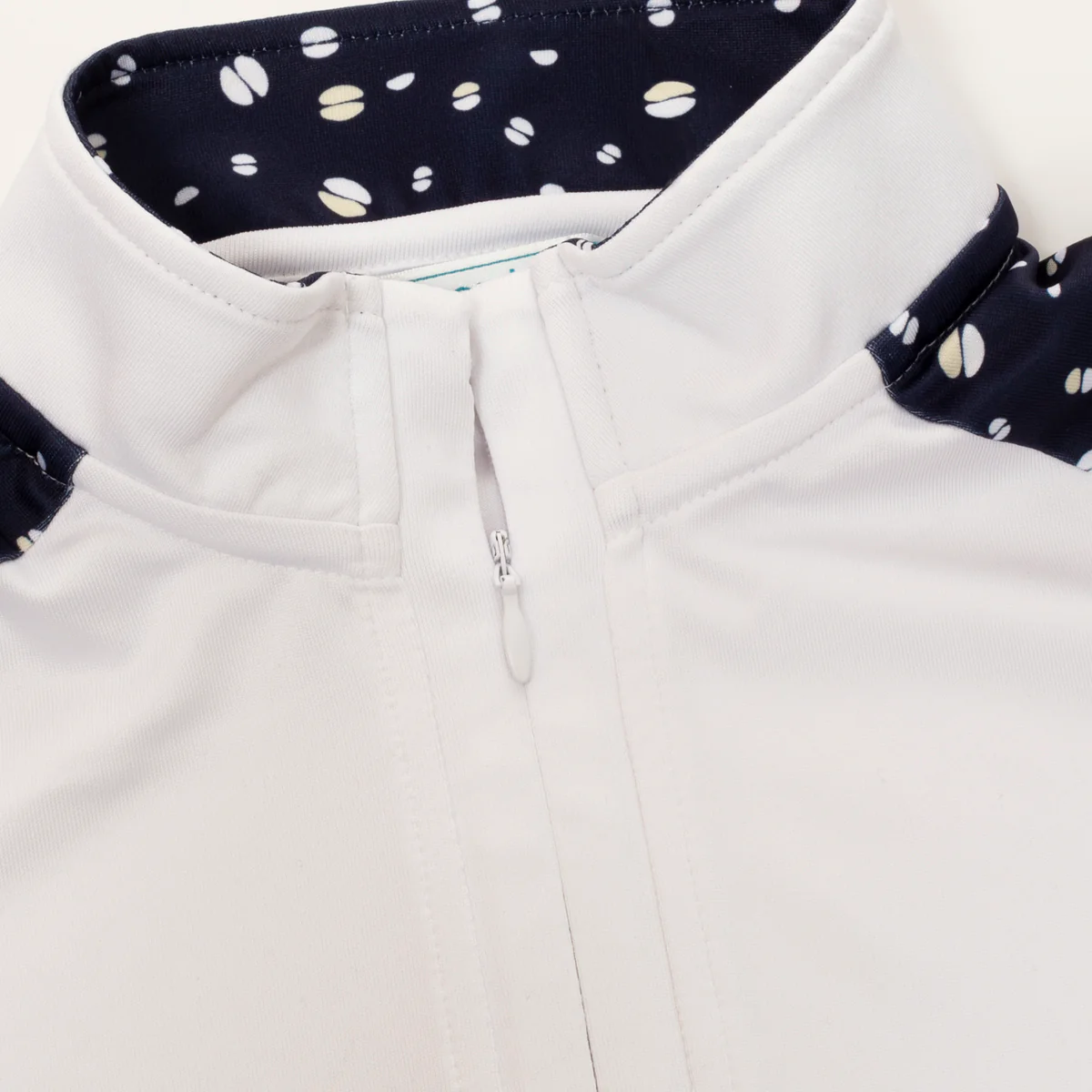 Green Lamb Katie Zip Neck Printed Polo Womens - Image 6