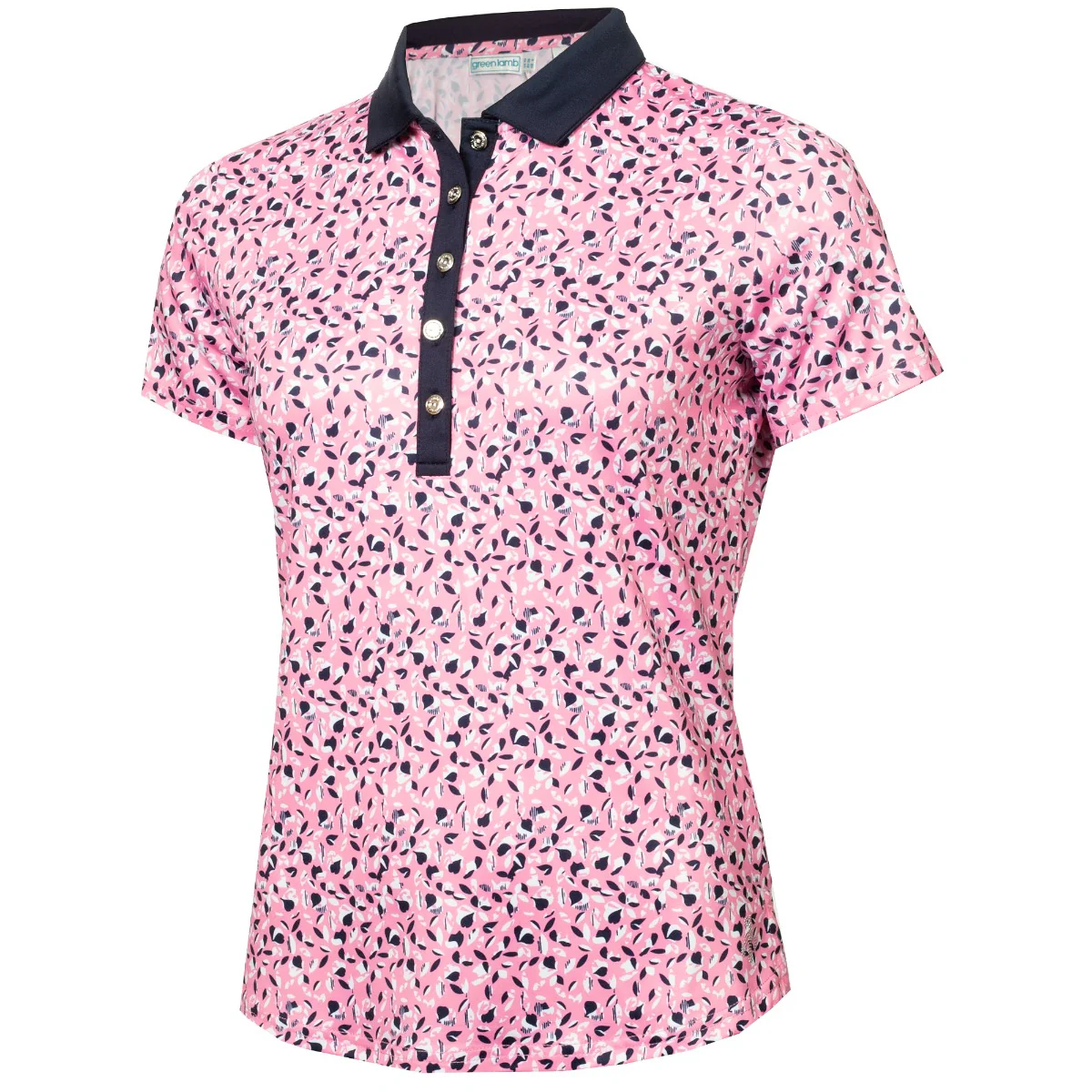 Green Lamb Melaine Print Polo Women's - Image 12