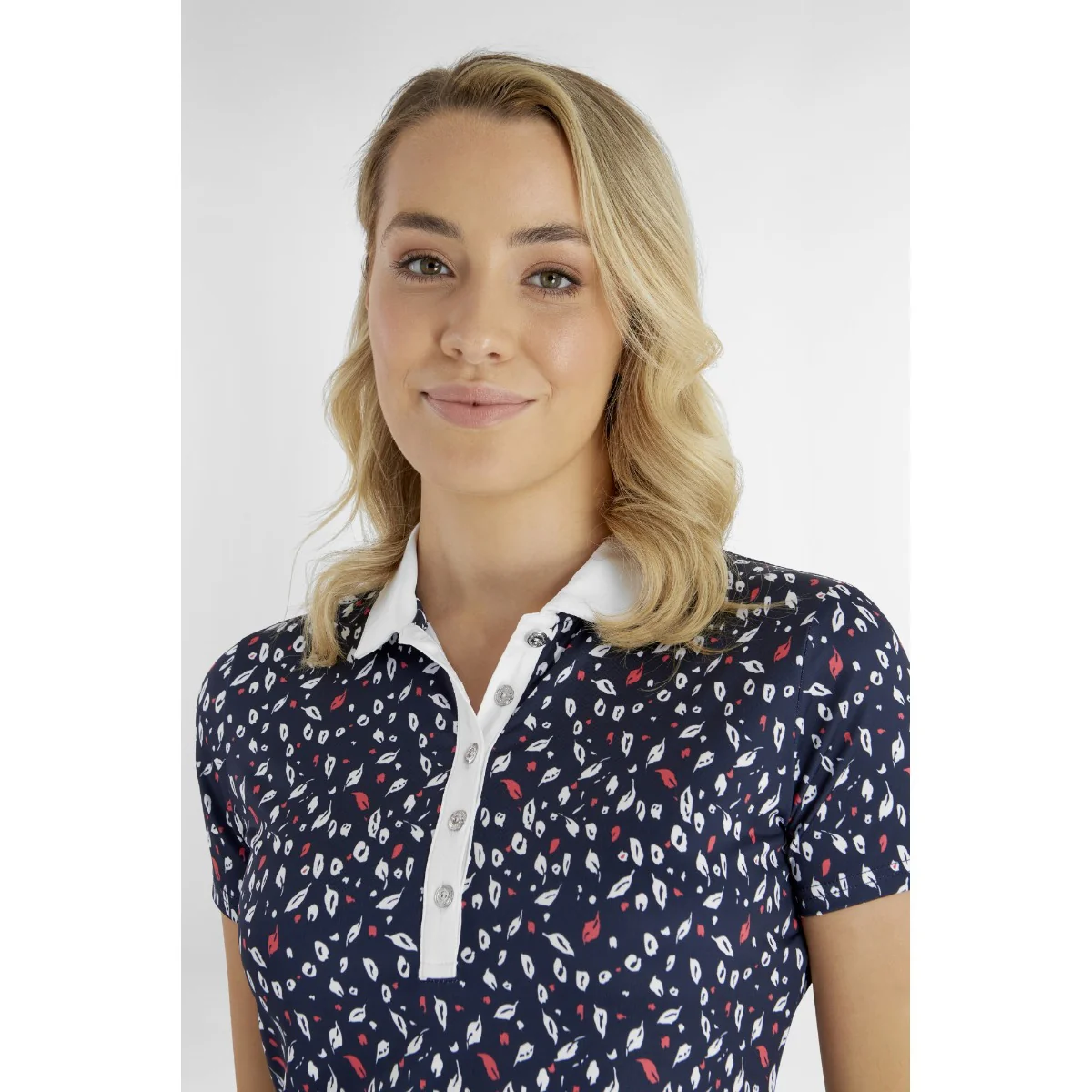 Green Lamb Melaine Print Polo Women's - Image 3