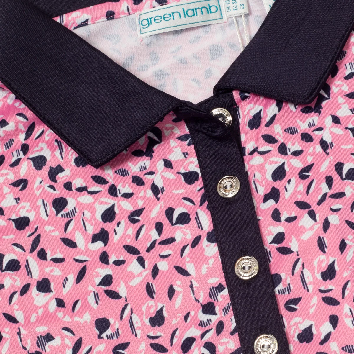 Green Lamb Melaine Print Polo Women's - Image 9