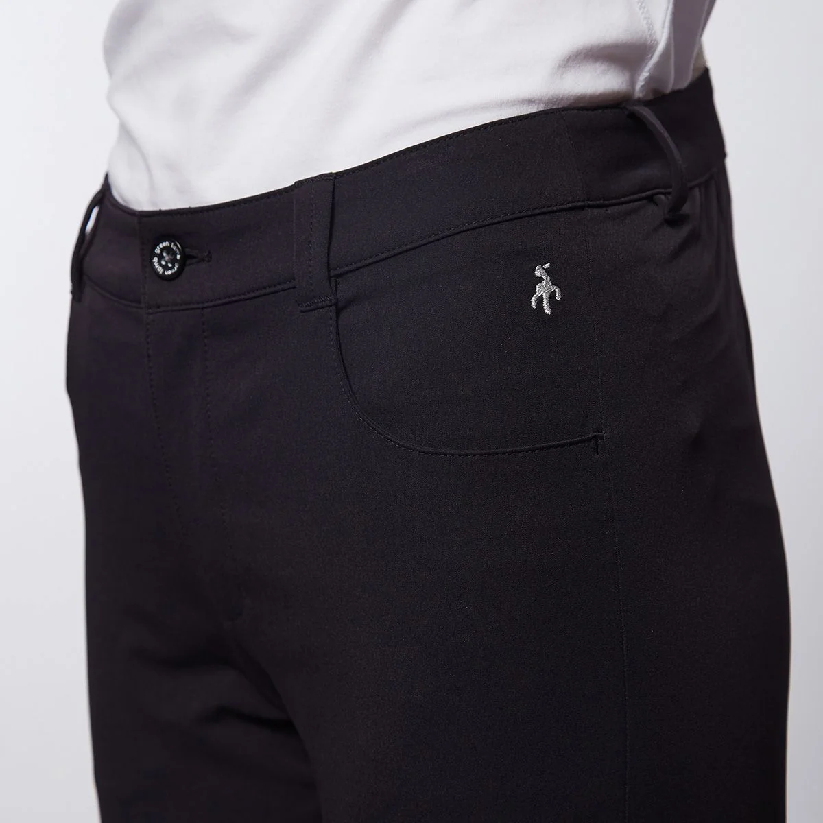 Green Lamb Supreme Tech Trousers Women's Short (Black) - Image 2