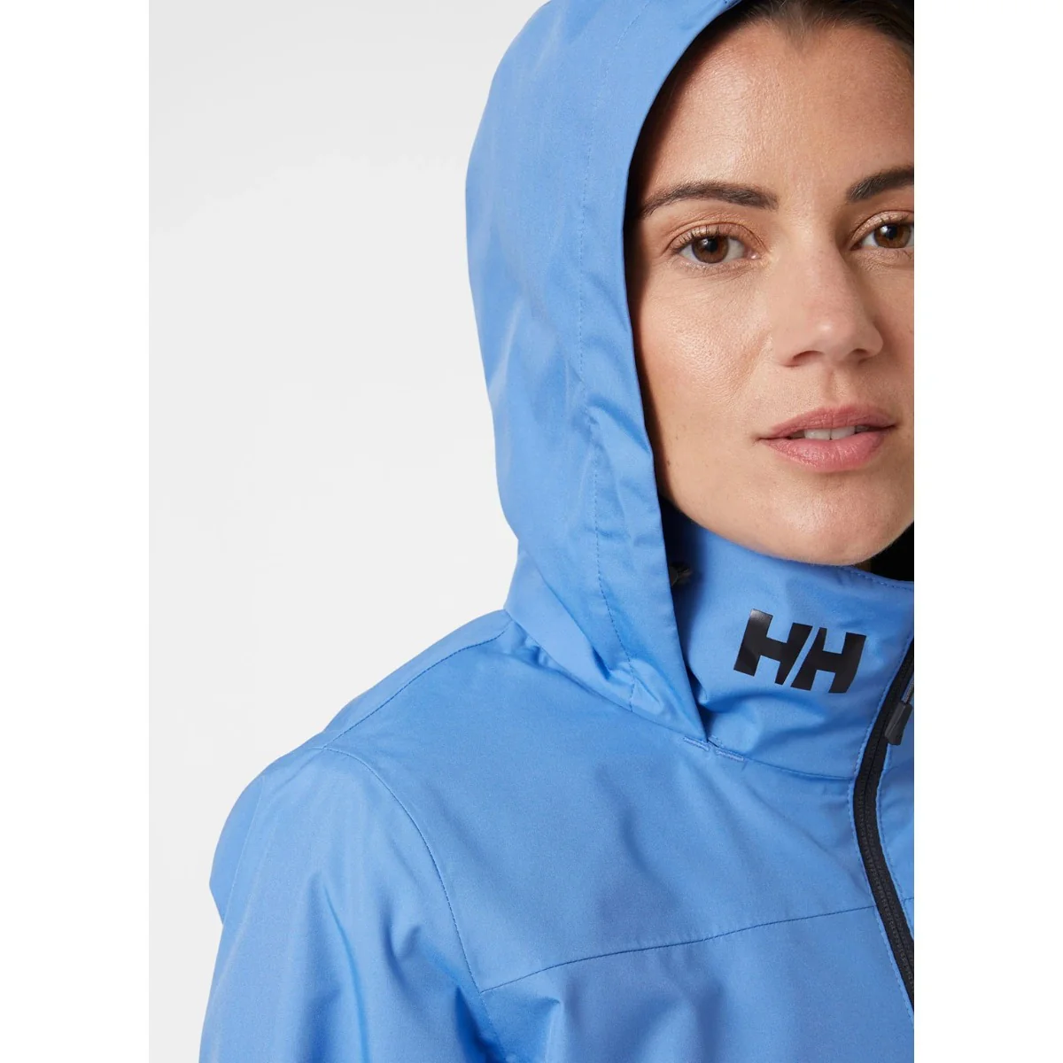 Helly Hansen Crew Hooded Midlayer Women's (Blue 619) - Image 3