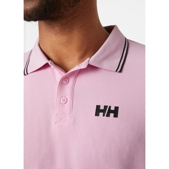 Helly Hansen KOS Marine Quick Dry Polo Shirt Men's (Pink 095) - Image 2
