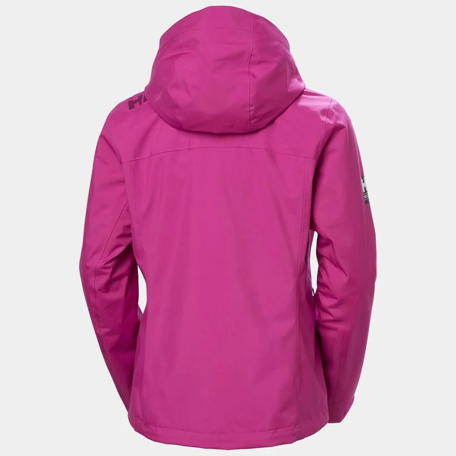 Helly Hansen Crew Hooded Midlayer Sailing Jacket Women's (Magenta 663) - Image 2