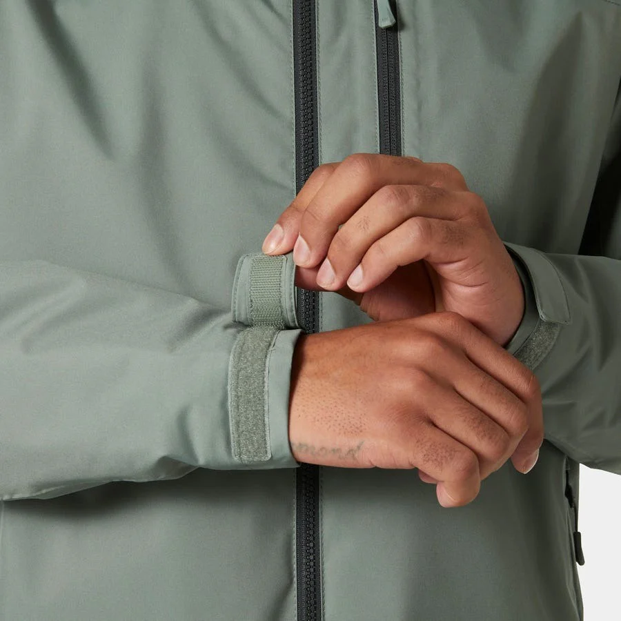 Helly Hansen Crew Midlayer Sailing Jacket 2.0 Men's (Grey Cactus 485) - Image 6