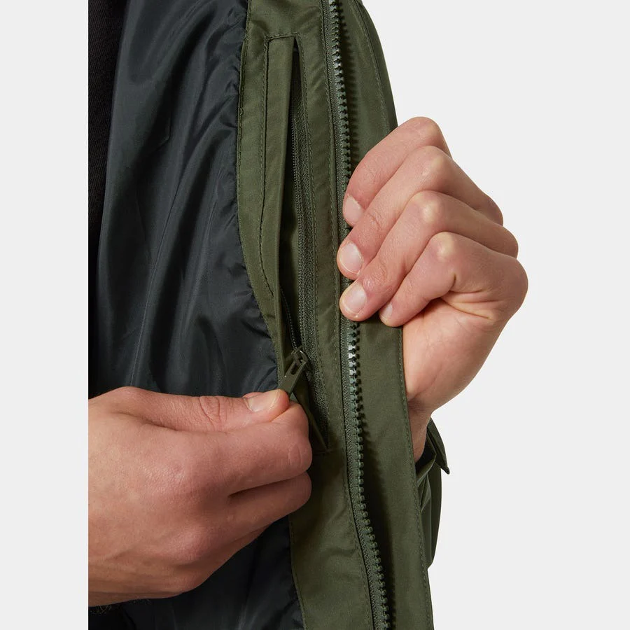 Helly Hansen Dubliner Rain Jacket Men's (Utility Green 431) - Image 3
