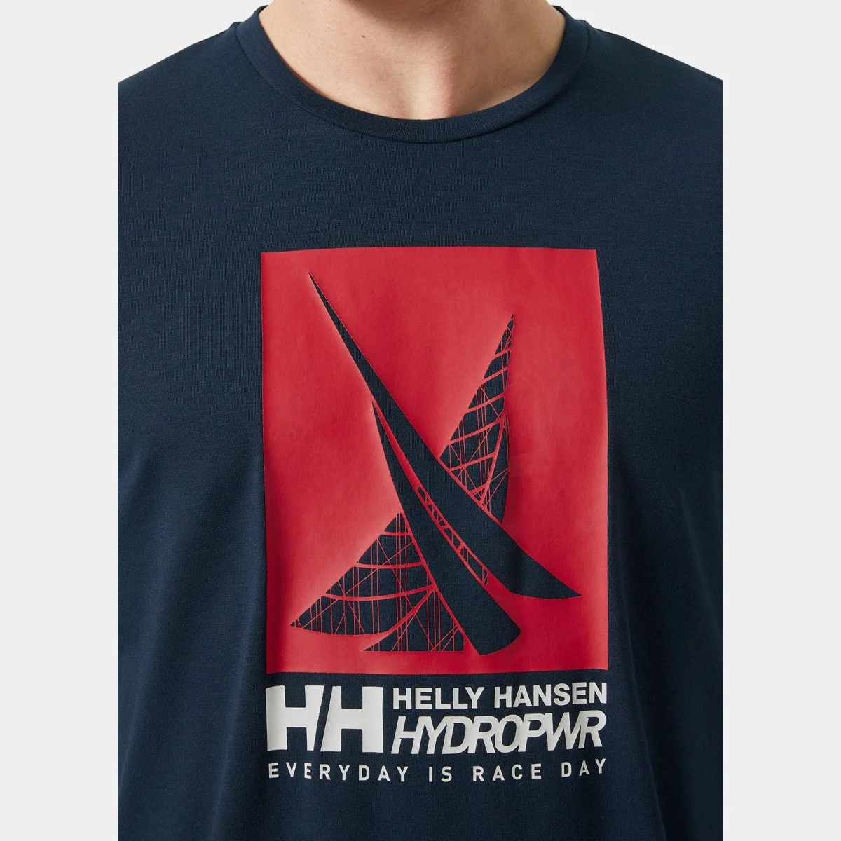 Helly Hansen Race Sailing T-Shirt Men's (Navy 597) - Image 3