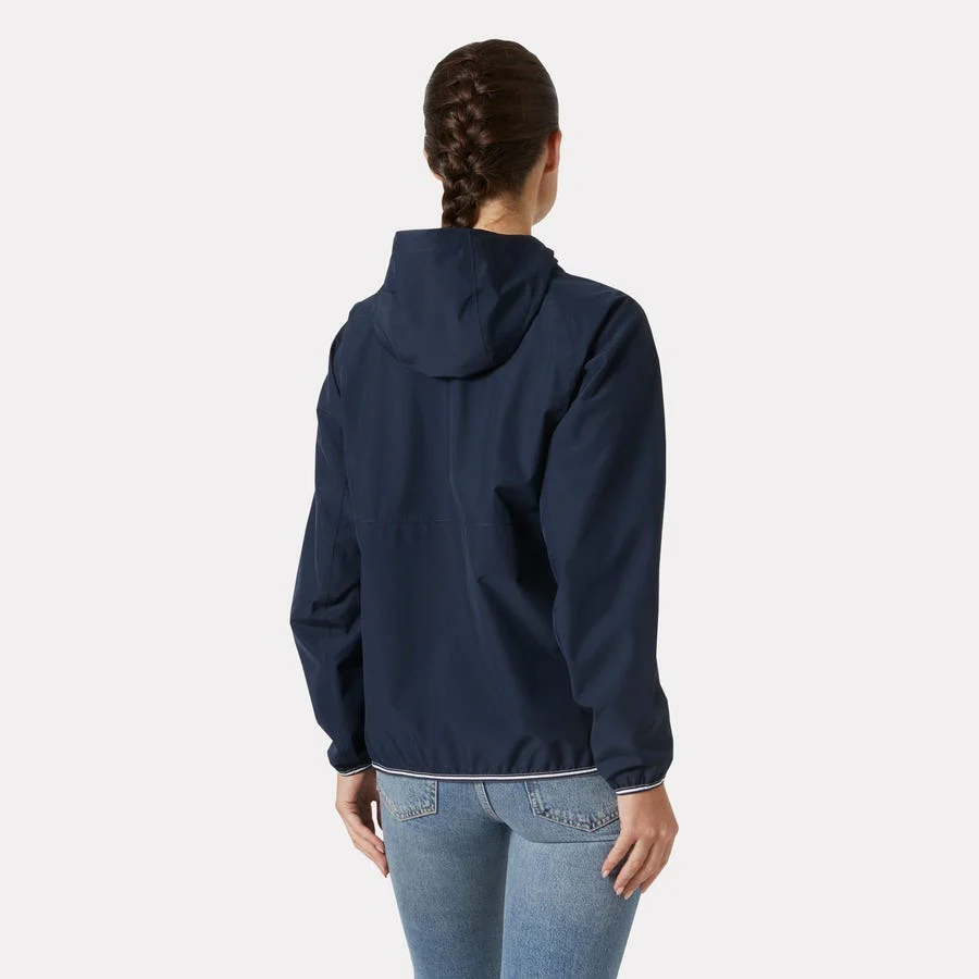 Helly Hansen Koster Rain Jacket Women's (Navy 597) - Image 2