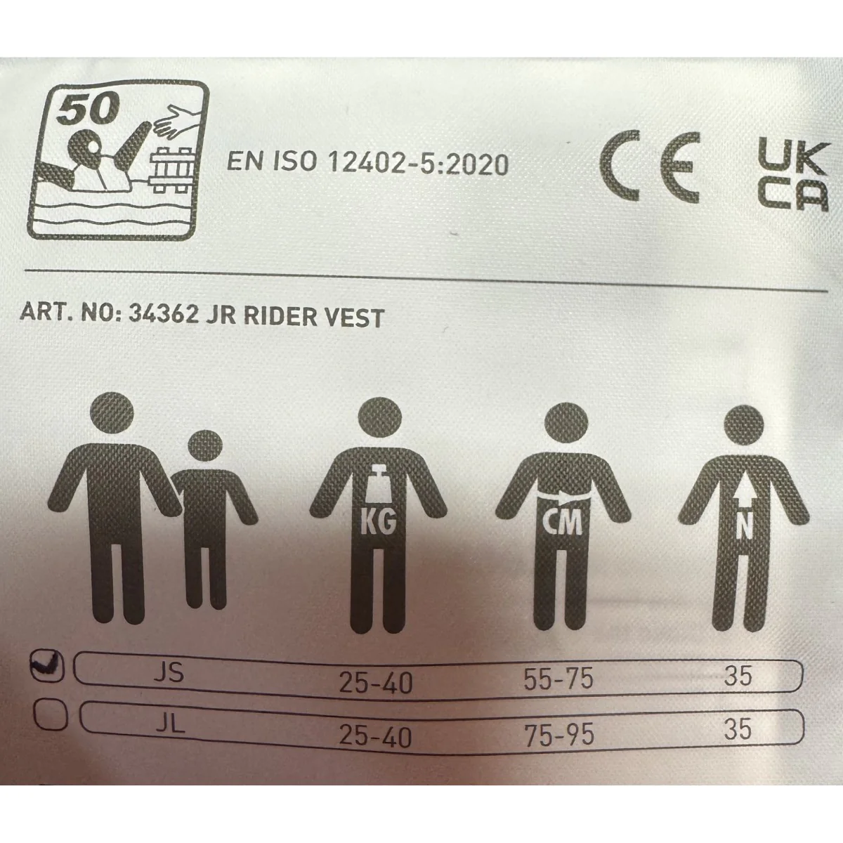 Helly Hansen Rider Life Vest Junior (Fluor Orange 210) - Image 3