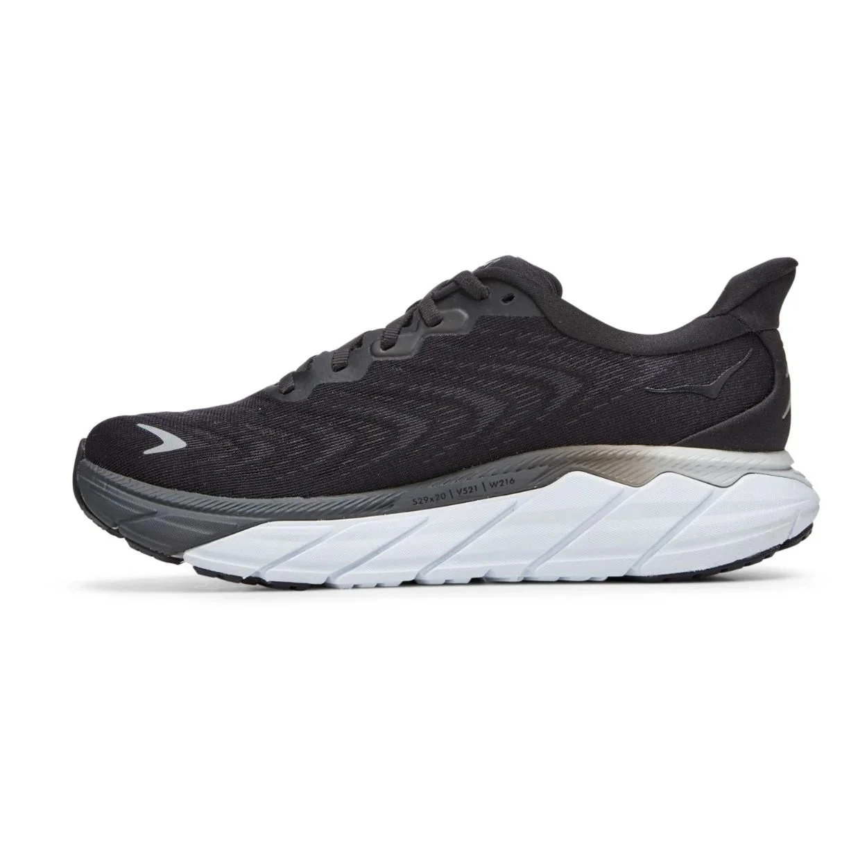 Hoka Arahi 6 Men's Running Shoes (Black White) - Image 3