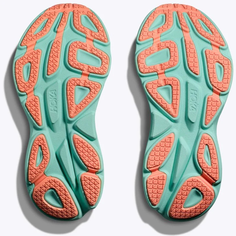 Hoka Bondi 8 Running Shoes Women's (Midnight Seafoam) - Image 2